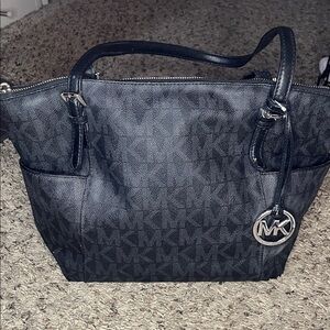 Michael Kors Black Monogram Tote